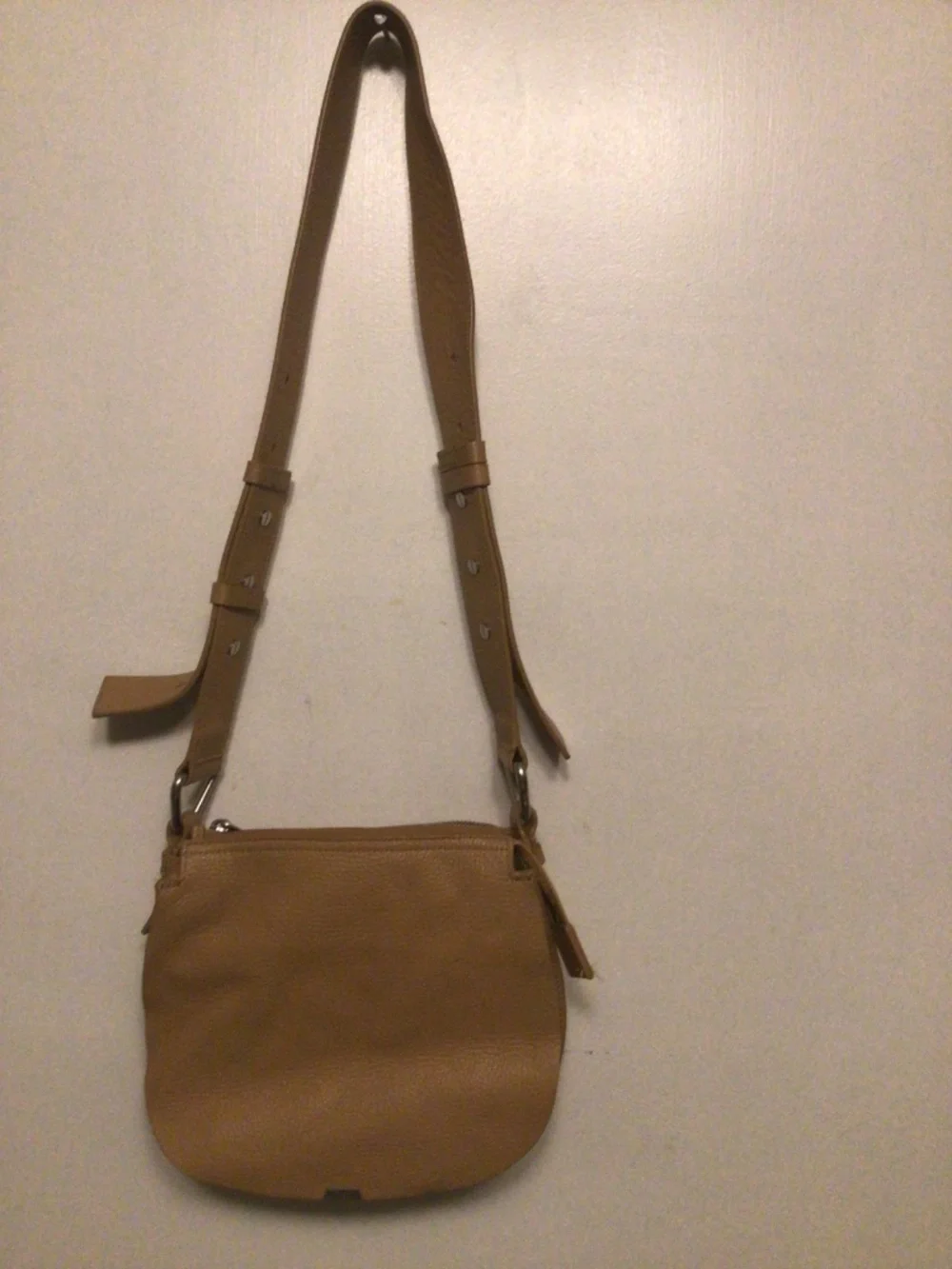 All Saints soft leather messenger  crossbody /shoulder bag  # hands free